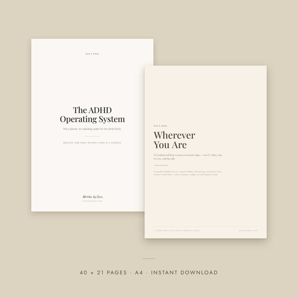 The ADHD Operating System + Wherever You Are